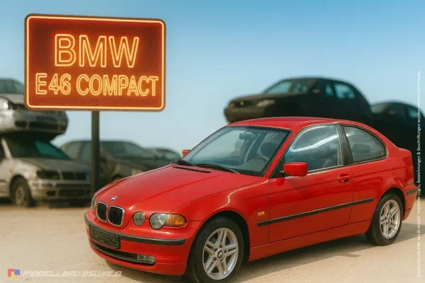 1:18 Spare Parts - Kyosho - 2000 BMW E46 3er 325ti Compact Red