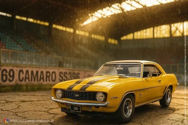 1:18 Spare Parts - Ertl - 1969 Chevrolet Camaro SS396 Yellow