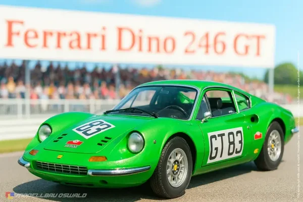 1:18 Spare Parts - Hot Wheels Elite - 1969 Ferrari Dino 246 GT #83