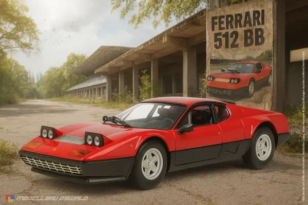 1:18 Spare Parts - Kyosho - 1976 Ferrari 512 BB Red