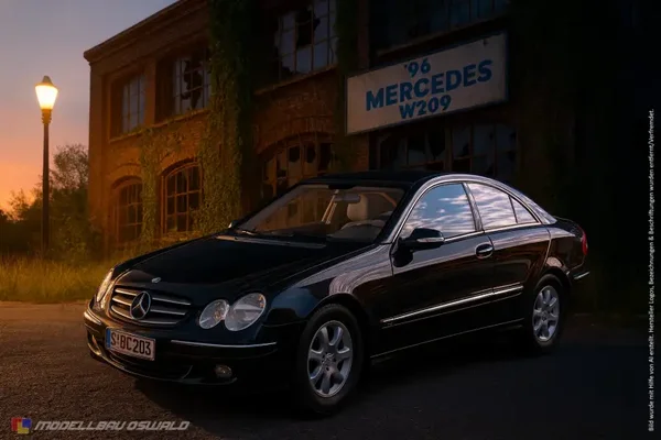 1:18 Spare Parts - Kyosho - 1996 Mercedes W209 CLK Coupe