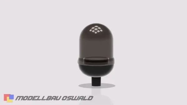 1:24 3D Druck - Rundumleuchte Blaulicht Pintsch Bamag PKN24GA