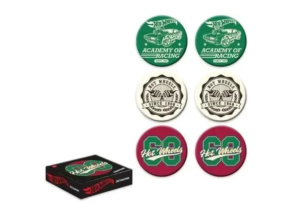 Hot Wheels Merchandise - Untersetzer Rund *6er Set*