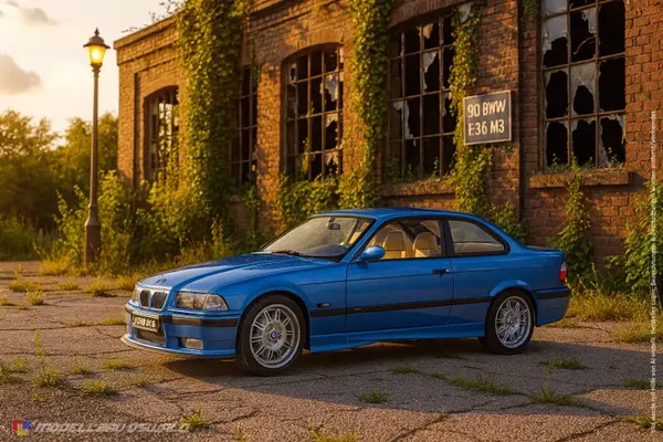 1:18 Spare Parts - Solido - 1990 BMW E36 M3 Coupé Blau
