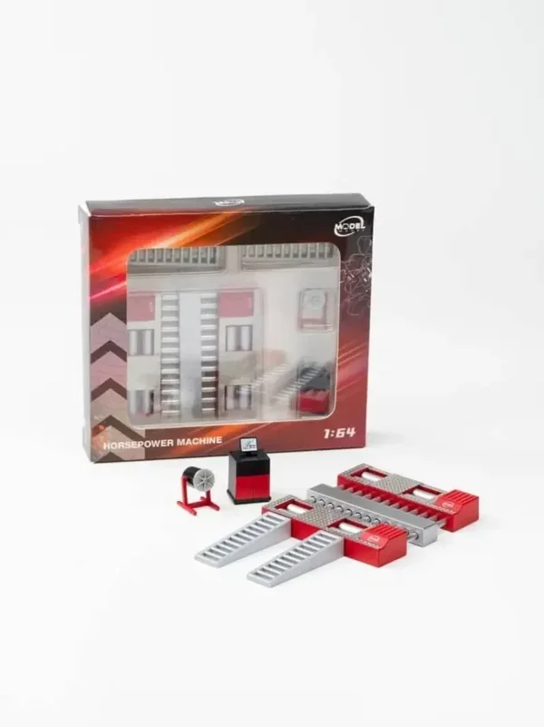 1:64 ModelModel - Horsepower Machine Leistungsprüfstand, Red