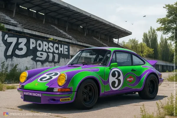 1:18 Spare Parts - Solido - 1973 Porsche 911 #3 Racing