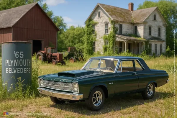 1:18 Spare Parts - Highway 61 - 1965 Plymouth Belverdere Grün