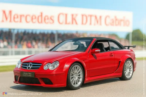 1:18 Spare Parts - Kyosho - 2005 Mercedes CLK (C209) DTM AMG Cabrio Red