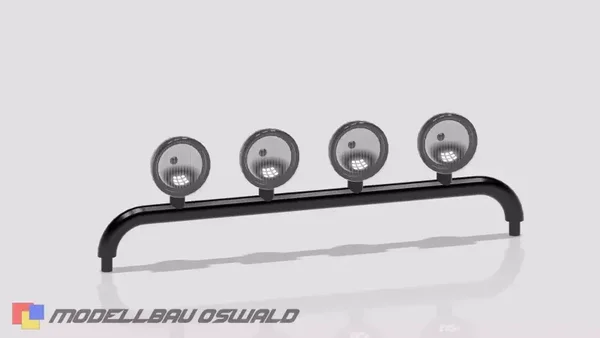 1:18 3D Druck - Tuning - Zubehör - Lampenbügel *4x 8mm Scheinwerfer*