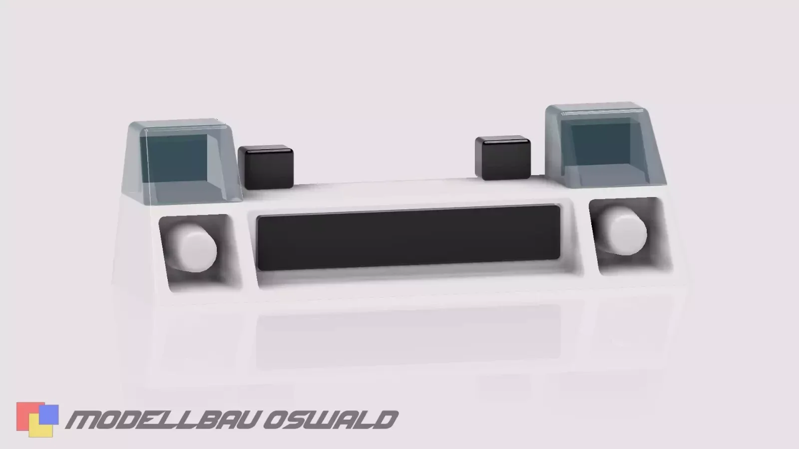 1:18 3D Druck - Rundumleuchte Blaulicht Balken Wandel & Goltermann TOP-2