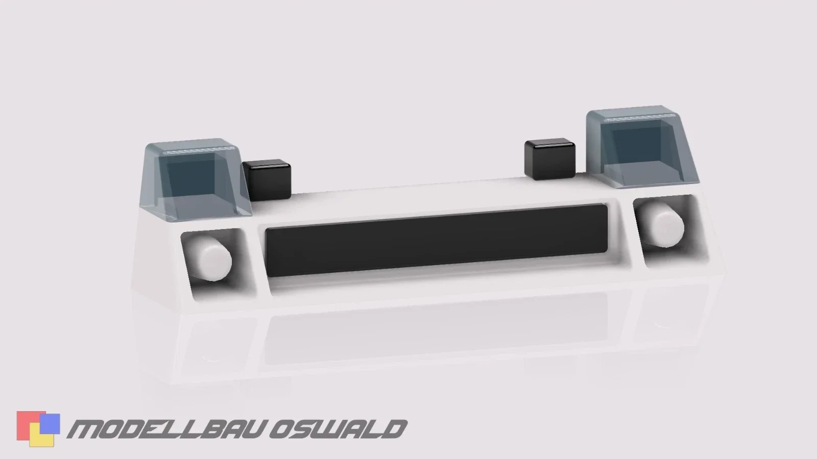 1:18 3D Druck - Rundumleuchte Blaulicht Balken Wandel & Goltermann TOP-2