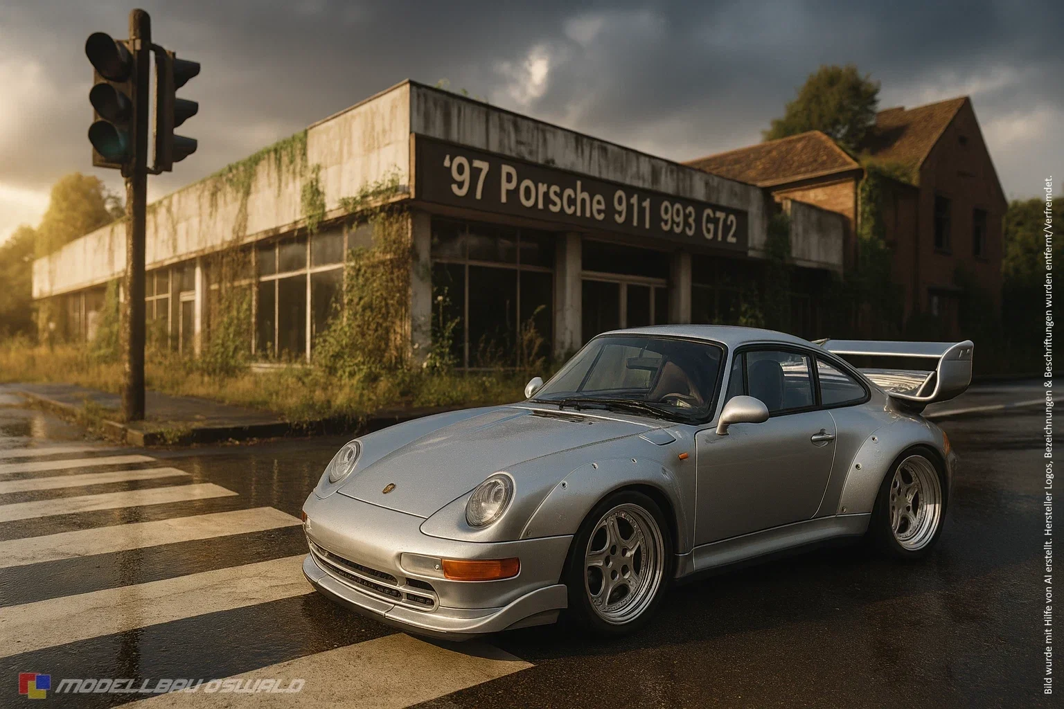 1:18 Spare Parts - UT Models - 1997 Porsche 911 993 GT2 Silver