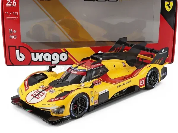 1:18 Bburago - Ferrari 499P #83 Winner 24h Le Mans 2025 R. Kubica