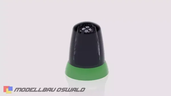 1:18 3D Druck - Rundumleuchte Blaulicht Hella Kennleuchte KL 7000 F