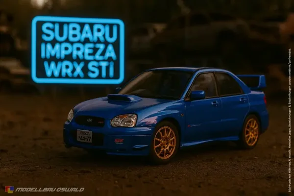 1:18 Spare Parts - Solido - 2003 Subaru Impreza WRX STi Blau