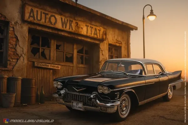 1:18 Spare Parts - Sunstar - 1957 Cadillac Eldorado Brougham Black