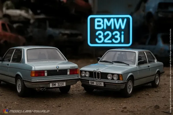 1:18 Spare Parts - Solido - 1980 BMW E21 323i Blue