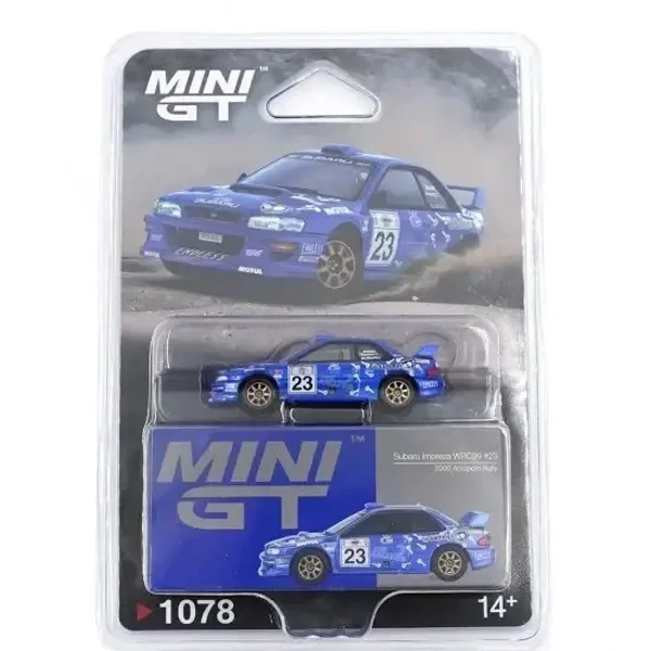 1:64 Mini GT - Subaru Impreza WRC99 #23 2000 Acropolis Rally