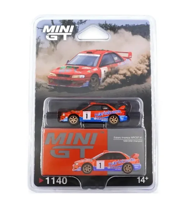 1:64 Mini GT - Subaru Impreza WRC97 #1 1999 DRM Champion