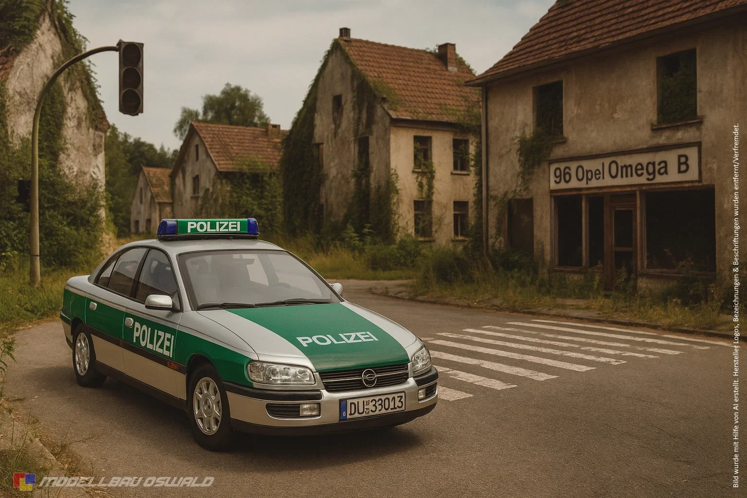 1:18 Spare Parts - Triple9 - 1996 Opel Omega B Polizei