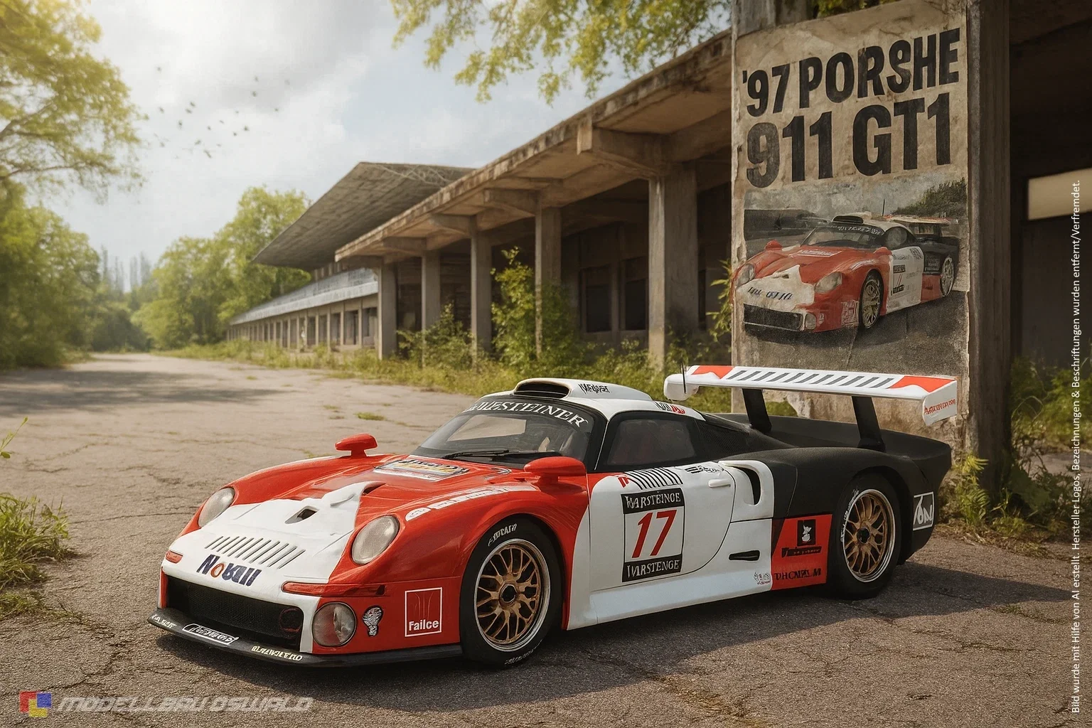 1:18 Spare Parts - Werk83 - 1997 Porsche 911 GT1 Fia GT