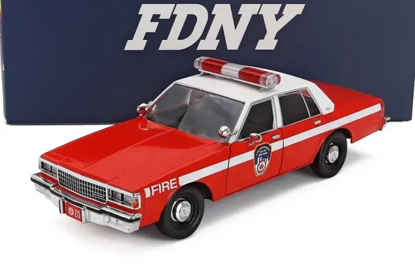 1:18 Greenlight - 1987 Chevrolet Caprice 9C1 NYFD Fire Department New York