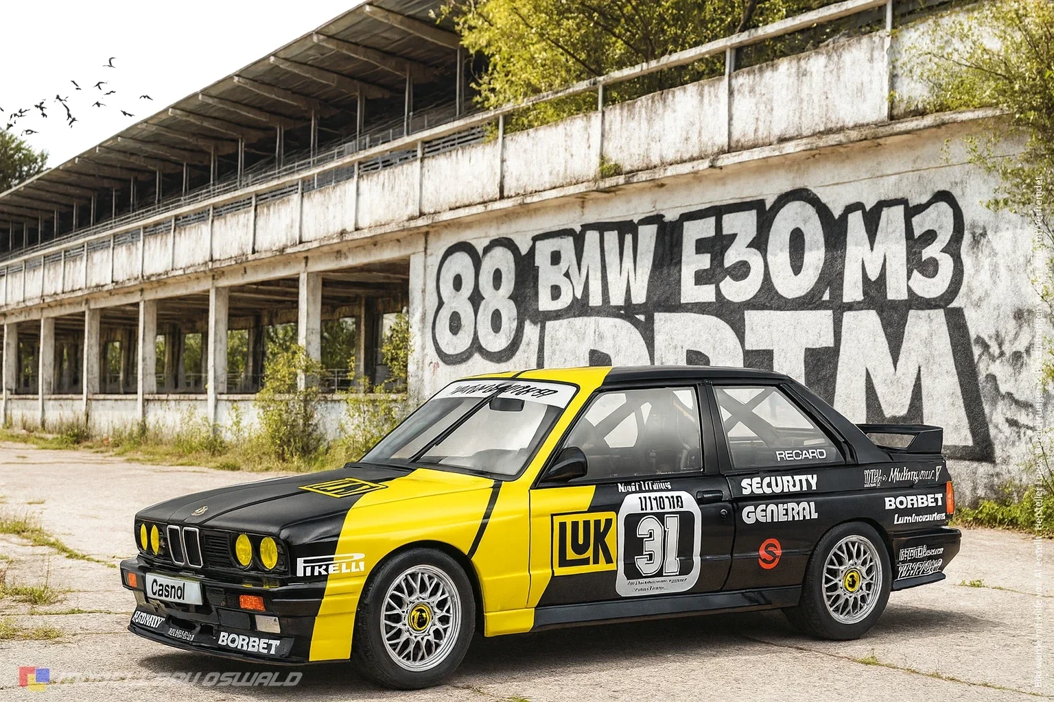 1:18 Spare Parts - Solido - 1988 BMW E30 M3 DTM #31