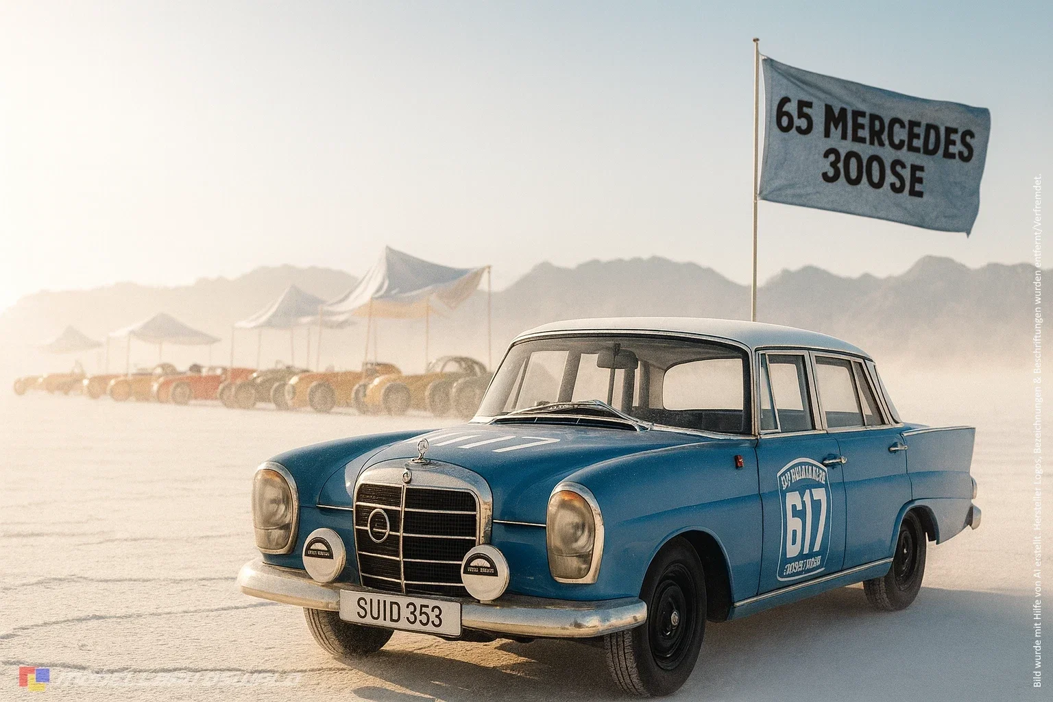 1:18 Spare Parts - Revell - 1965 Mercedes 300SE Rally