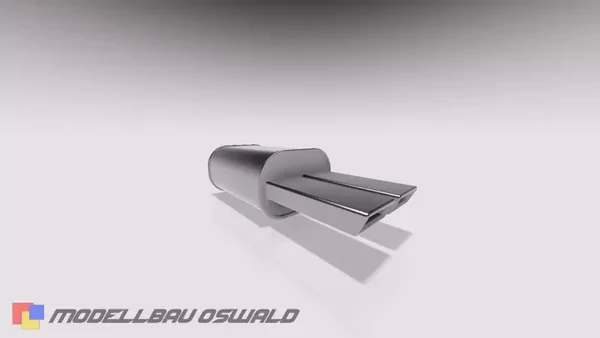 1:18 3D Druck - Tuning - Zubehör - Endtopf JEN130