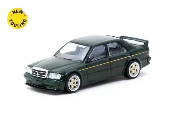 1:64 Tarmac - Mercedes Benz 190 E 2.5-16 EVO 1 *Toyo Tires*, black