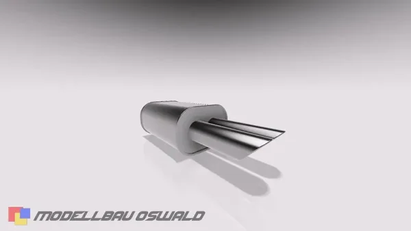 1:18 3D Druck - Tuning - Zubehör - Endtopf JEN140