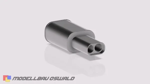 1:18 3D Druck - Tuning - Zubehör - Endtopf JEN160