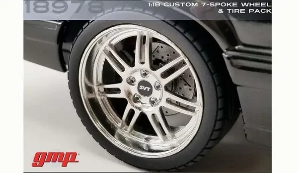 1:18 GMP - Custom SVT 7-Spoke Wheel & Tire Set