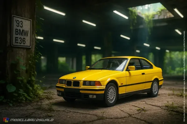 1:18 Spare Parts - UT Models - 1994 BMW E36 Coupe Yellow