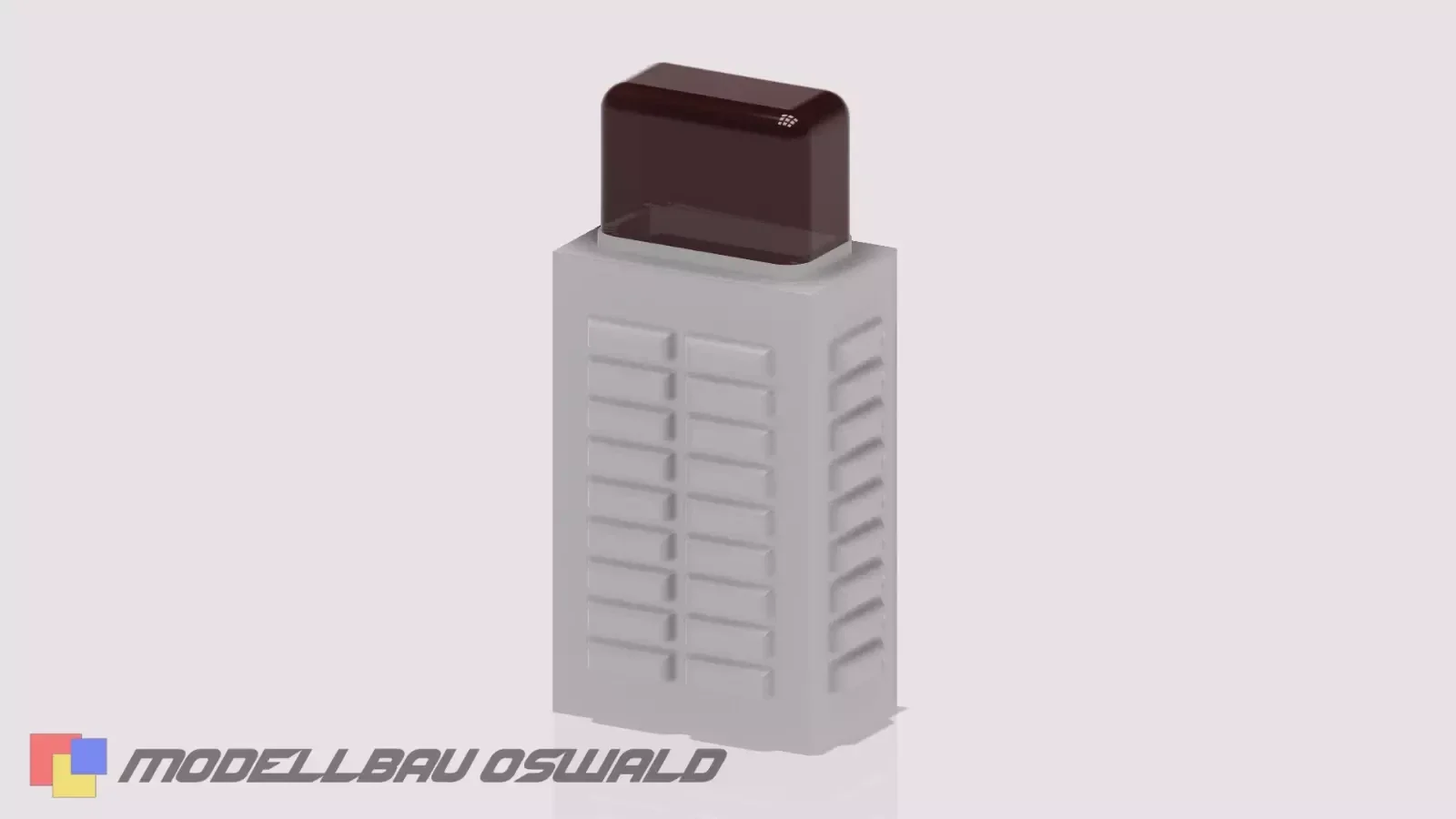 1:18 3D Druck - Diorama - Hausalarm Alarmsirene Rotlicht