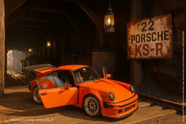 1:18 Spare Parts - Solido - 2022 Porsche KS-R Orange