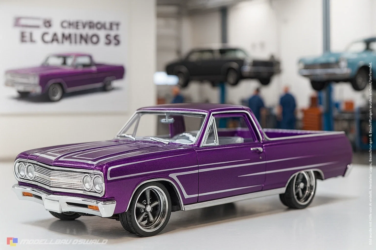 1:18 Spare Parts - ACME - 1965 Chevrolet El Camino SS Custom Purple