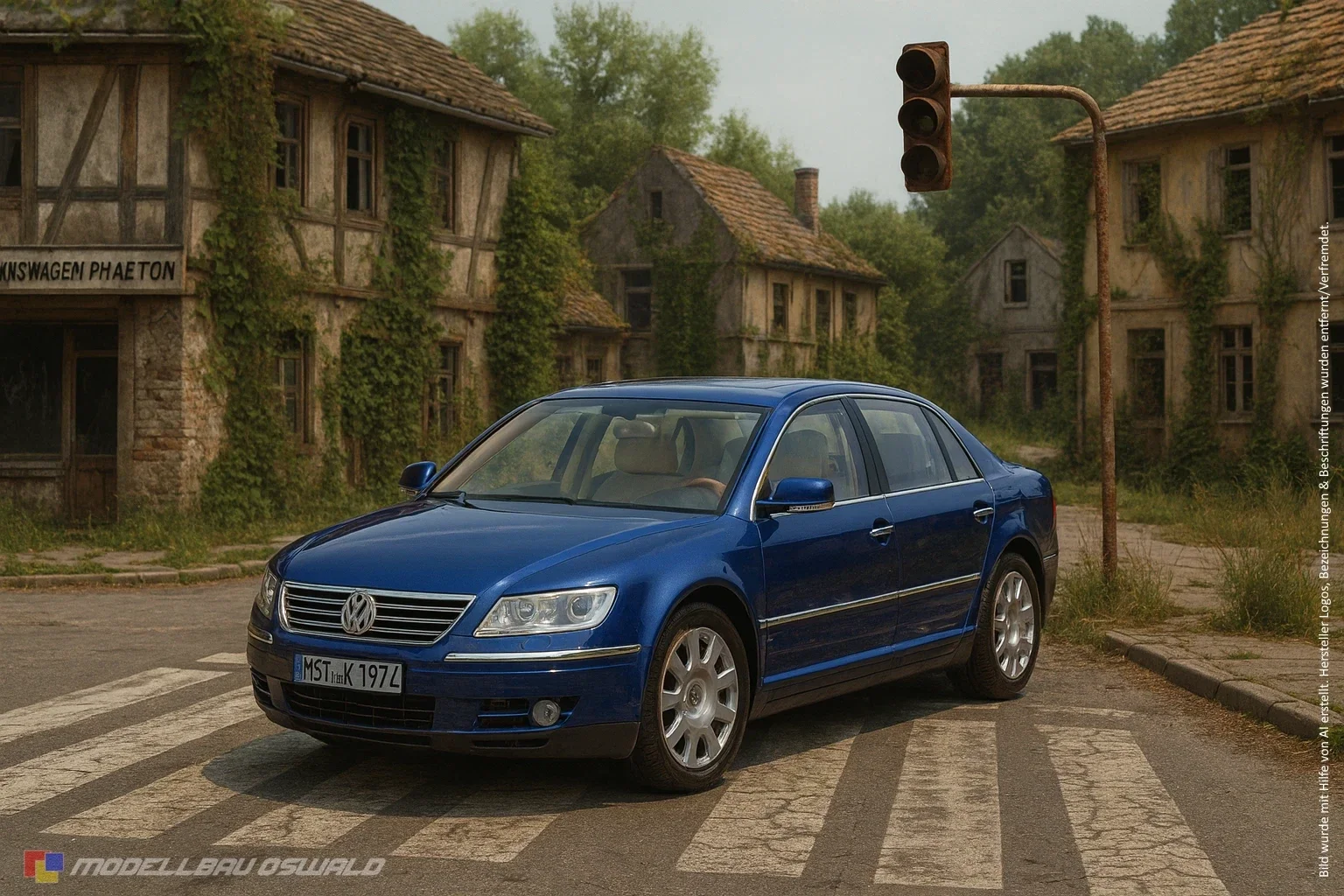 1:18 Spare Parts - Autoart - Volkswagen Phaeton 2002 Blue
