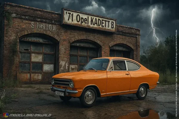 1:18 Spare Parts - Revell - 1971 Opel Kadett B Orange