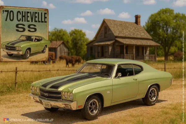 1:18 Spare Parts - Acme Guycast - 1970 Chevrolet Chevelle SS Green