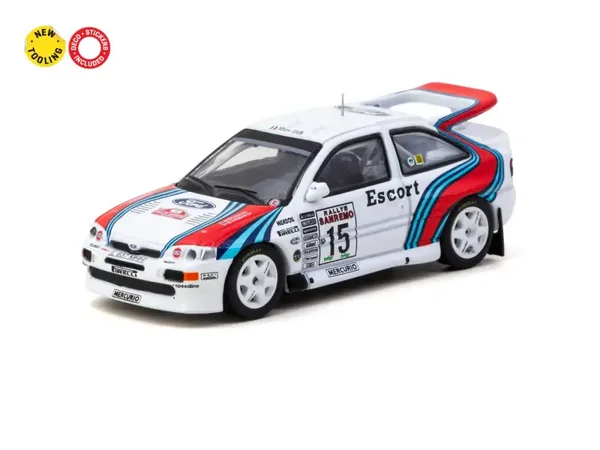 1:64 Tarmac - 1994 Ford Escort RS Cosworth #15 Malcolm Wilson/Bryan Thomas WRC Rallye Sanremo
