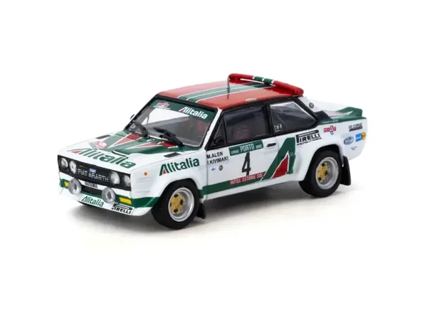 1:64 Tarmac - 1978 Fiat 131 ABARTH Rally, #4 Markku Alén/Ilkka Kivimäki Rallye de Portugal - Vinho do Porto Winner