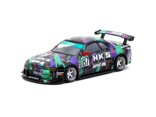 1:64 Tarmac - Nissan Skyline (R32) Widebody *HKS* *Tarmac Cards*