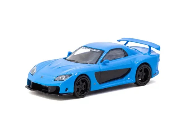 1:64 Tarmac - Mazda RX-7 VeilSide Fortune7, blue