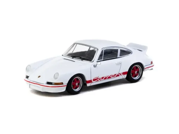 1:64 Tarmac - Porsche 911 Carrera RS 2.7 Lightweight, white/red