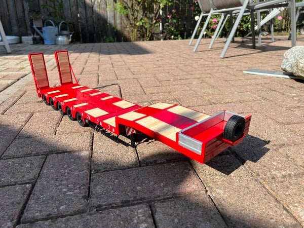 1:18 3D Druck Bausatz - 5-Achs Semi Satteltieflader YLW440