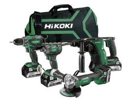 HIKOKI COMBISET 4DELIG 3X 18V 5.0 AH Van €1275 naar €1149