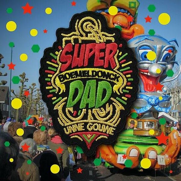 Embleem Super Dad Boemeldonck