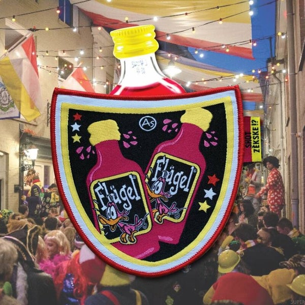 Embleem Oeteldonk FLUGEL shot zèkske