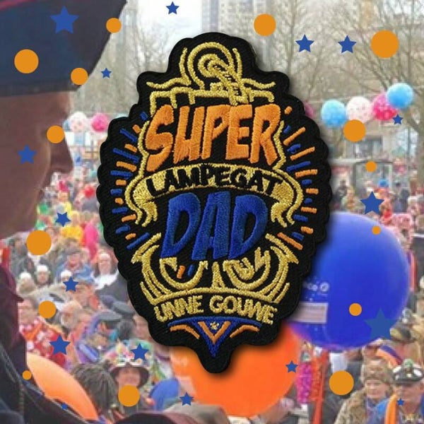 Embleem Super Dad Lampegat